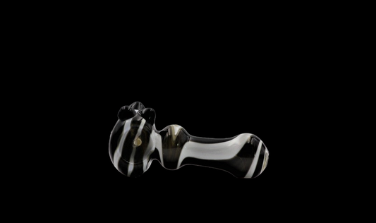 OUTSIDE COLOR GLASS HAND PIPE 3.5 INCH